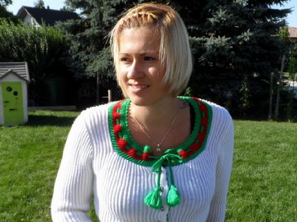 Bride in traditional costume