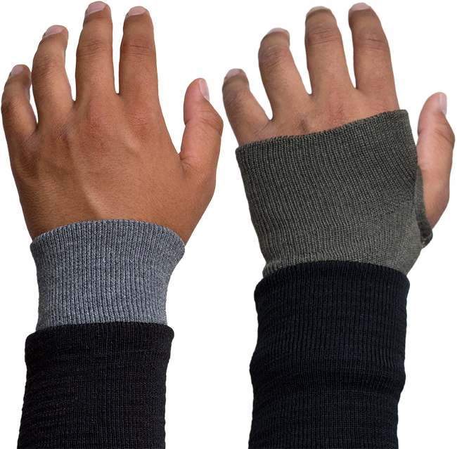 permanently flame-retardant cuffs